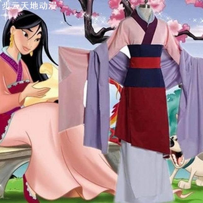 影视动漫花木兰oplay女同款汉服图片