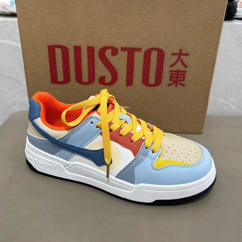 大东时尚板鞋女2024春季新款休闲平底小白鞋拼色门店爆款女鞋1353