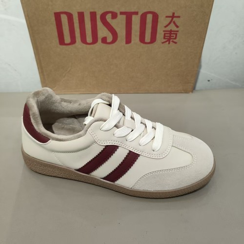 大东加绒女鞋2025冬季款时尚百搭休闲运动鞋板鞋德训鞋女3736