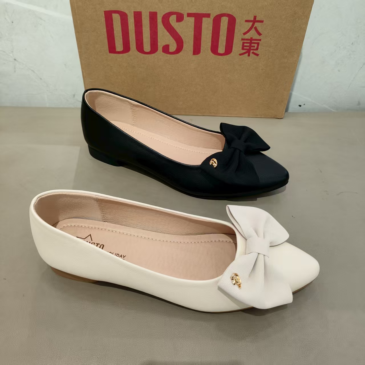 大东女鞋2025秋季新款时尚休闲简约百搭舒适轻便女士芭蕾鞋3290