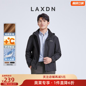 可拆卸帽风衣外套2025新款 薄款 莱克斯顿男装 休闲夹克 品牌特卖