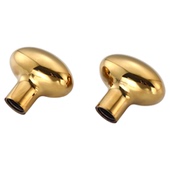 美式 把手 球形锁简约室内房门把手PVD金色圆球蛋形锁卧室分体式