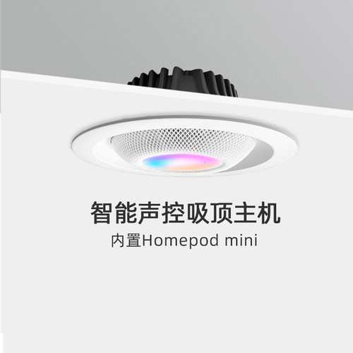 发烧mini智能吸顶音响AI声控
