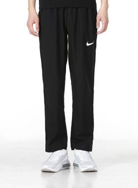 Nike耐克速干休闲男裤夏新款透气轻薄宽松运动直筒长裤DM6627-010