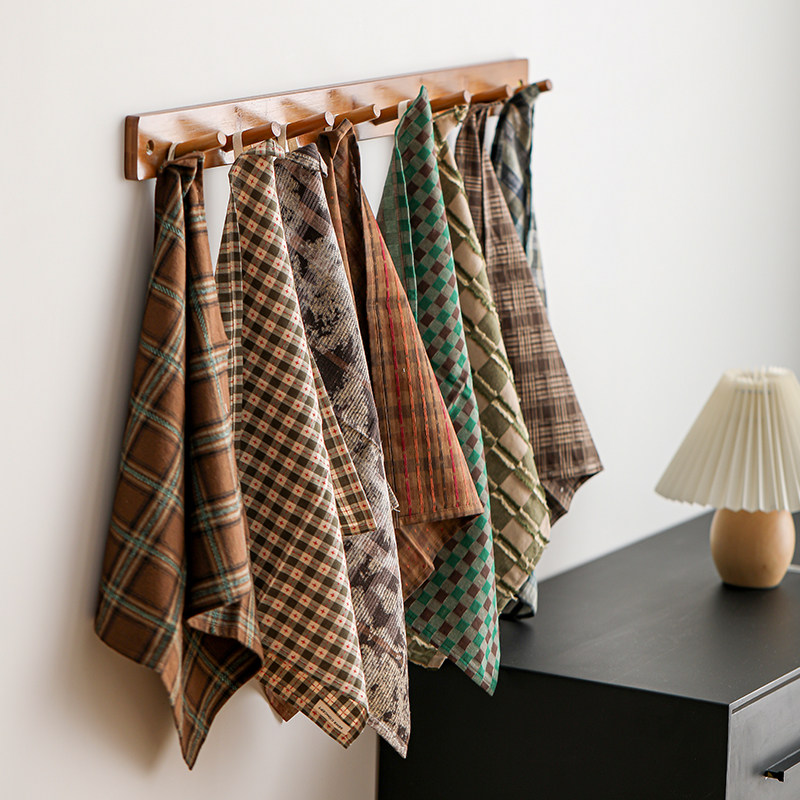 美拉德餐巾中古侘寂风餐桌垫防烫垫布艺餐垫复古隔热垫北欧餐巾布