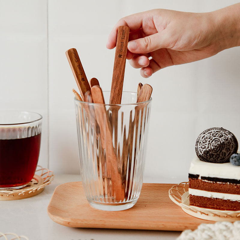 相思木咖啡搅拌棒实木搅拌勺下午茶叉勺日式长柄勺子木质奶茶搅拌,餐饮具,咖啡勺,淘宝优惠券,粉丝福利购,淘宝优惠卷