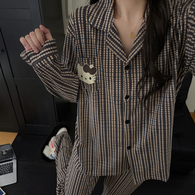 hellokitty睡衣女春秋季长袖长裤