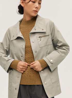 Wild Trims 野裁 「清雨」 斜纹防水多口袋拉链都市游牧通勤夹克