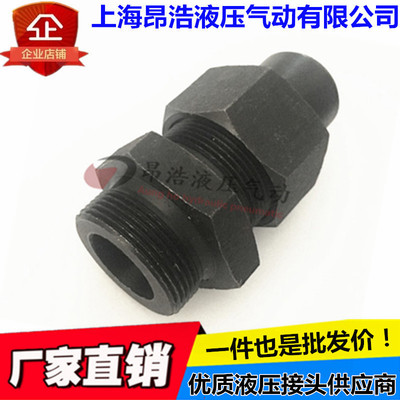 焊接式端直通管活接液压碳钢接头