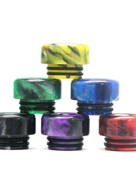 新款滴嘴810通用滴嘴 树脂吸嘴彩虹滴嘴diy烟嘴接口