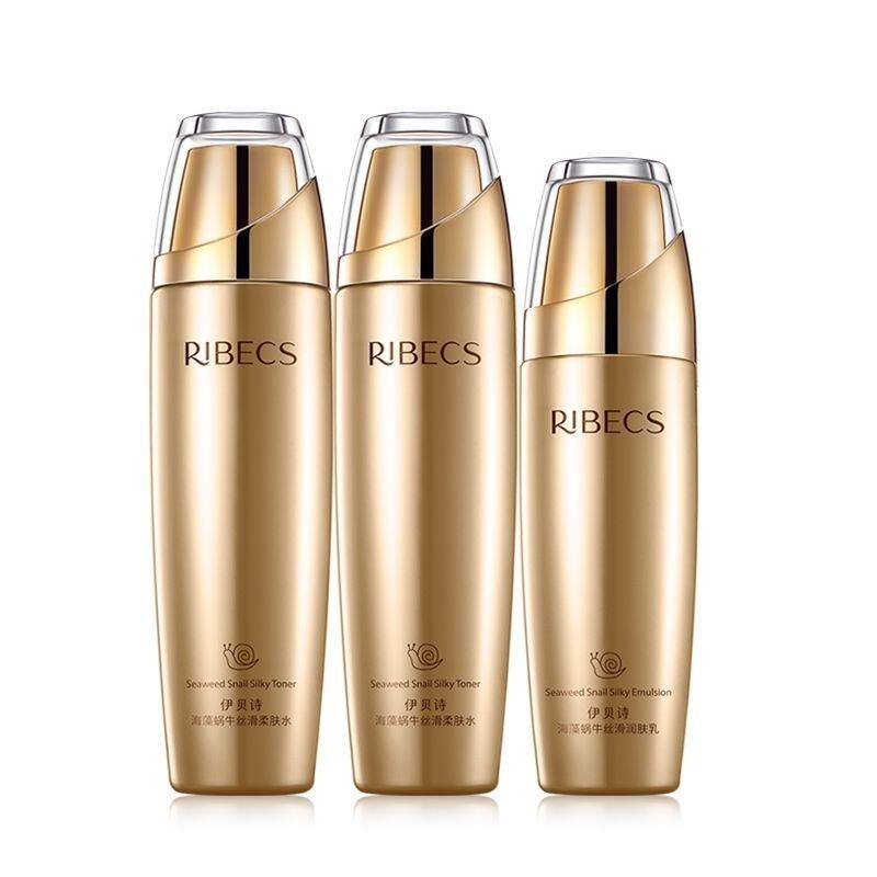 伊贝诗海藻蜗牛丝滑柔肤水120ml保湿精华水+润肤乳100g抗皱乳液