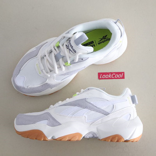 Reebok锐步Fluffi Puff男女经典运动休闲老爹跑鞋HQ5928/HP7725