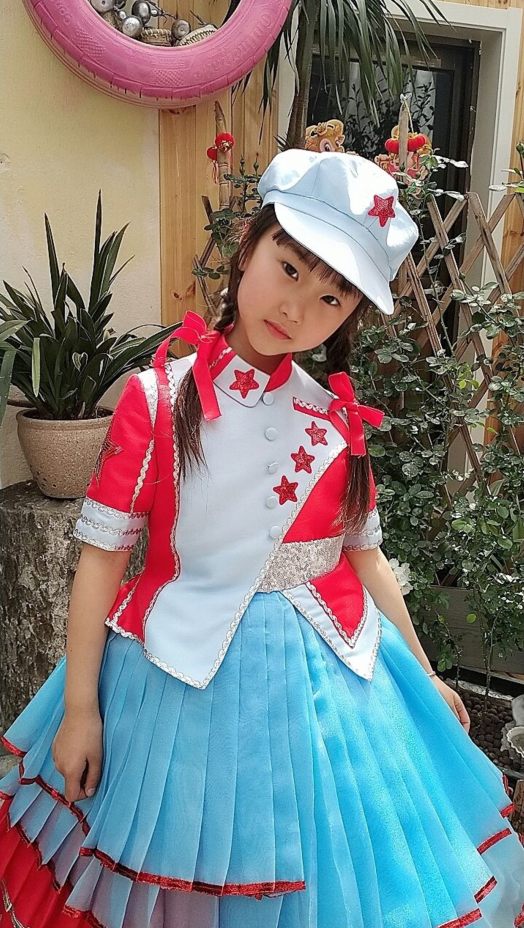 快乐阳光 党旗最爱红领巾礼服高端 定制女童公主裙学院演出服女童,童装/婴儿装/亲子装,连衣裙,淘宝优惠券,粉丝福利购,淘宝优惠卷