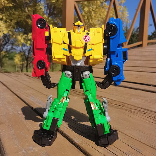 合体汽车模型合体手动恐龙变恐龙