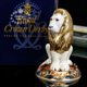 2001神兽狮王骨瓷装 英国 饰摆件礼物 crown derby 限量2000 Royal