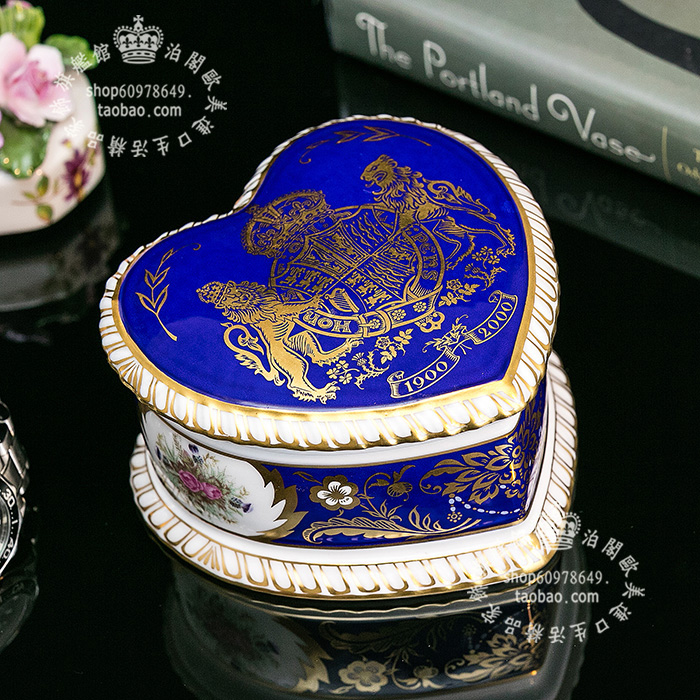 限量英国首饰盒骨瓷欧式礼物心型