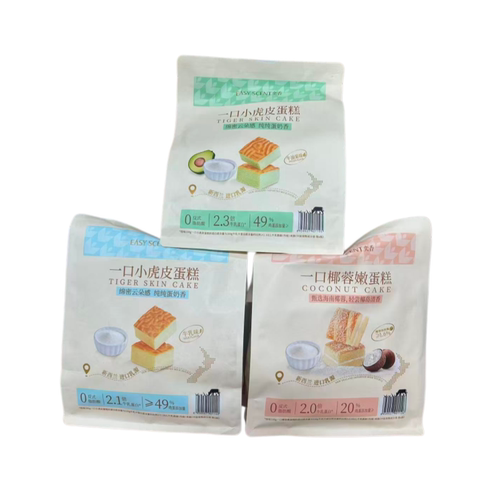 奕香252g一口小虎皮蛋糕面包牛乳椰蓉牛油果味休闲早餐下午茶点心