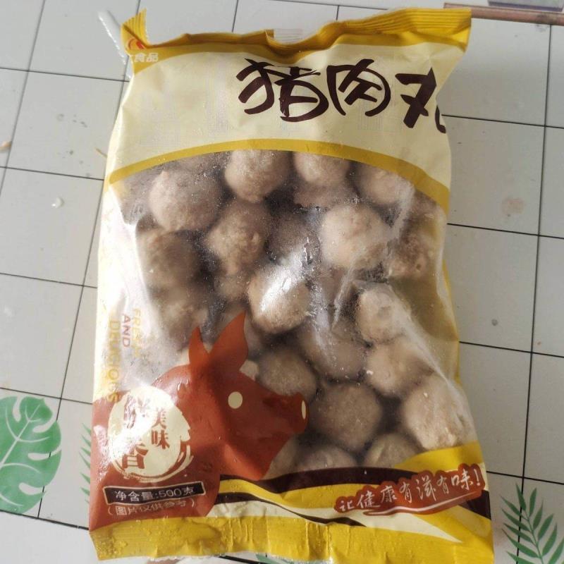 正大食品猪肉丸烧烤油炸煮类的小丸子含鸡肉500g每袋多省包邮
