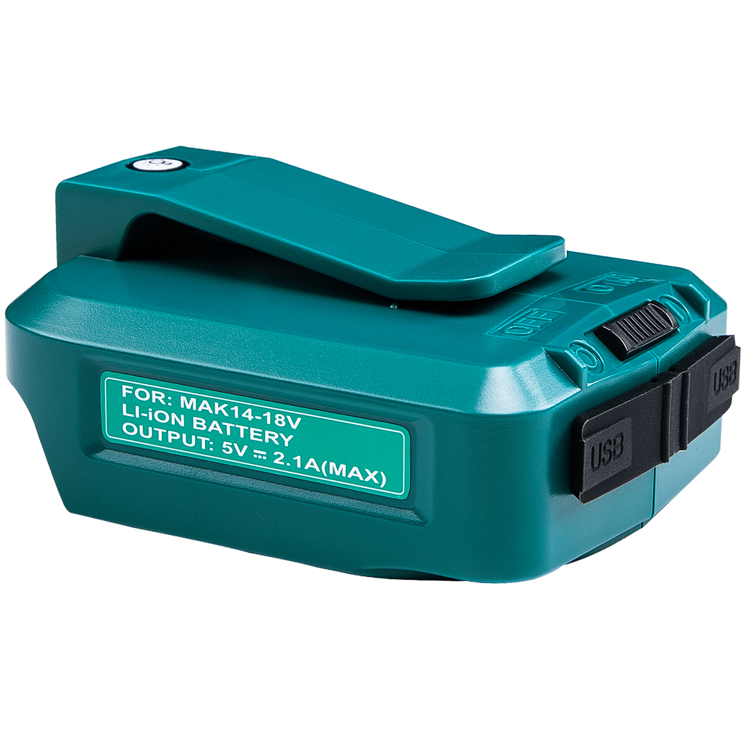 ADP05小灯适用MAK牡田ADP0614.4V18V锂电池电动工具充电转换器