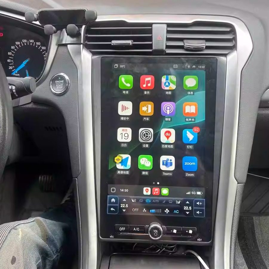 Ford Mondeo 13-19 üçün vertikal ekranlı naviqasiya və Carplay sistemi