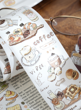 暮光慢生活日记系列特油胶带 复古韩系造景拼贴装饰素材手账贴纸