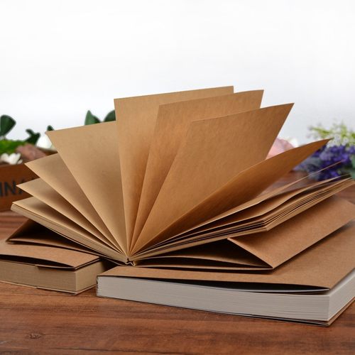 学生超厚32k16k复古空白牛皮纸