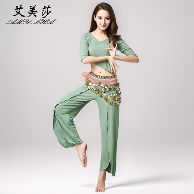 艾美莎肚皮舞东方舞蹈服新款秋冬