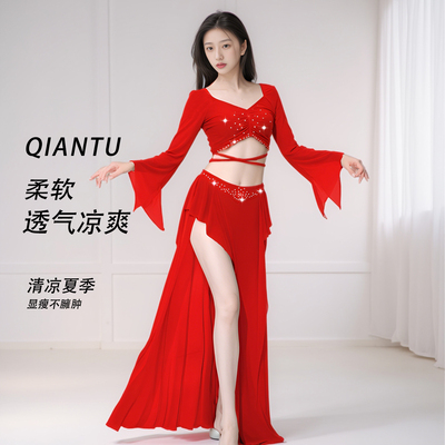 肚皮舞服装2025新款练功服夏季