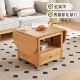 工厂直销全实木茶几北欧简约橡木可折叠茶台小户型可移动小桌边几