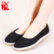 软底牛筋底妈妈上班工作鞋 布舍元 女千层底布鞋 正品 春季 老北京布鞋