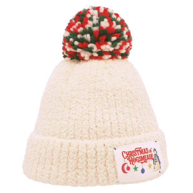 现货日本大阪usj环球影城哈利波特圣诞节限定球球针织帽子