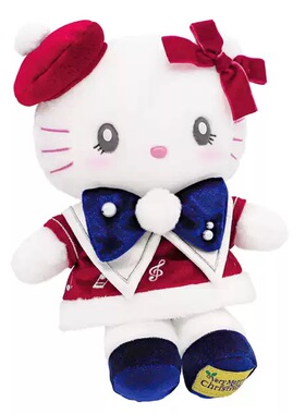 现货 日本大阪usj环球影城圣诞限定kitty史努比moppy毛绒公仔玩偶