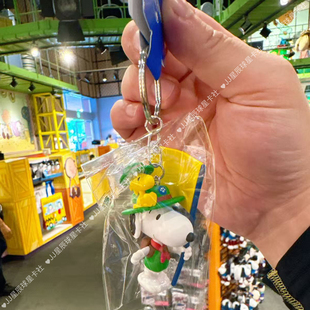 现货日本大阪USJ环球影城史努比糊涂塔克钥匙圈挂件