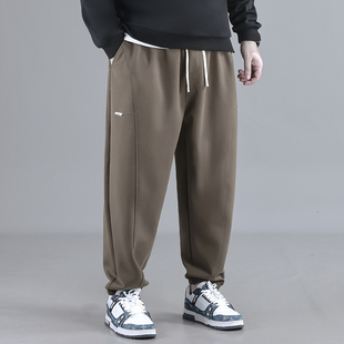 胖子大码 子春秋款 休闲裤 宽松加肥加大男款 休闲运动束脚裤 男裤 男士