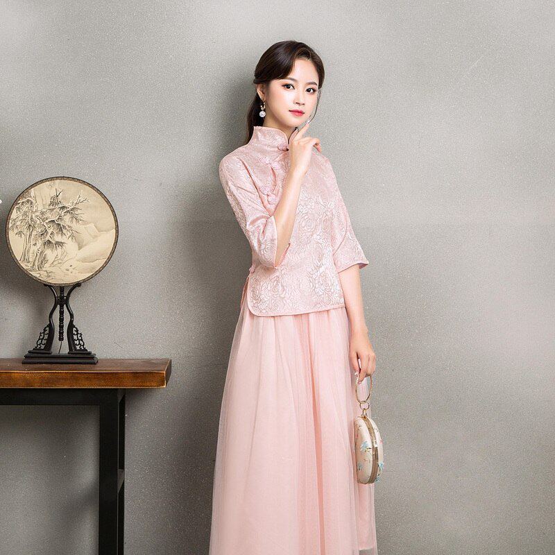 Chinese style Bridesmaid Dresses full dress High-end Autumn and winter Sisters loaded Dream Wedding dress Jacobs Ethnic style Texture Short skirtin the Women's clothing/Boutique , Wedding/Cheongsam/Formal dress , Formal dress/Evening  category - from Buy2taobao.com to provide professional Taobao agent buy service