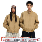 江南先生NewJNXS珠地帆布正肩休闲工装 夹克春简约翻领外套情侣款