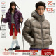 江南先生NewJNXS轻盈保暖800蓬95白鸭绒户外防风连帽面包羽绒服冬