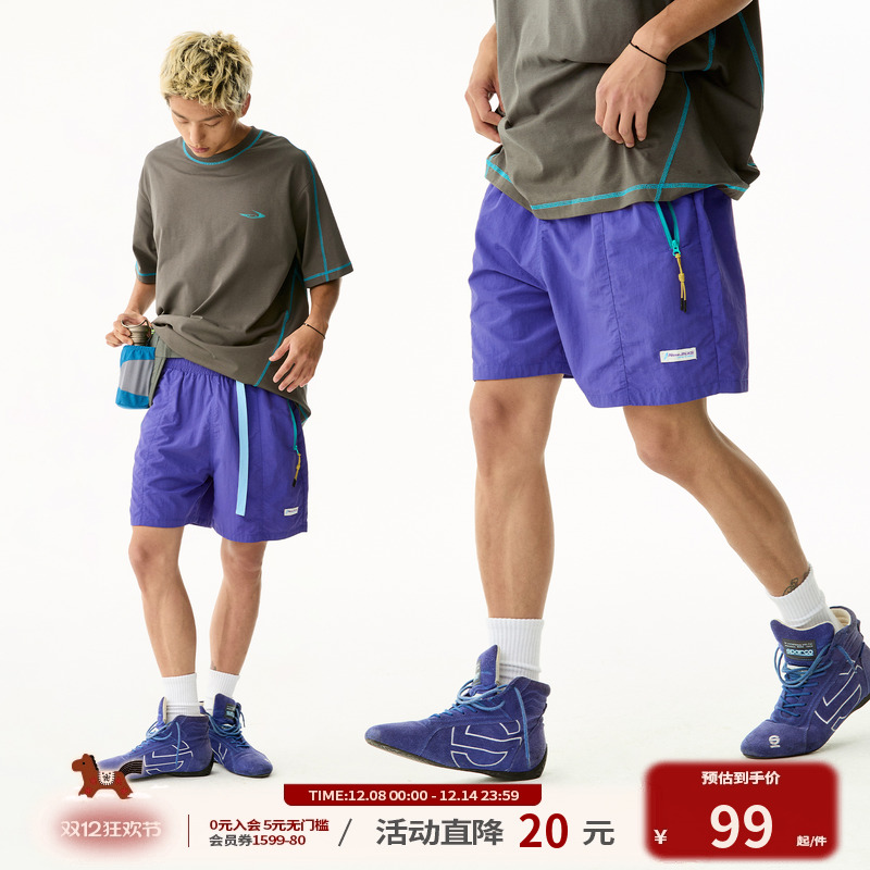 户外速干薄款夏外穿美式潮牌短裤
