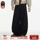 江南先生NewJNXS美式复古弯刀分割黑牛仔裤男女春秋潮牌阔腿长裤