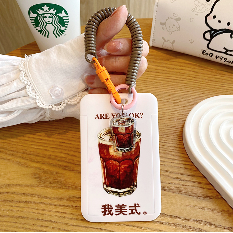 我美式卡套证件套学生校园饭卡