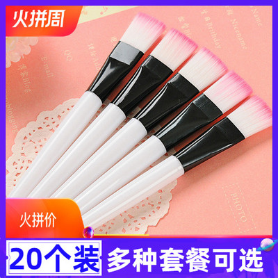 软毛涂抹脸部化妆套装调膜刷