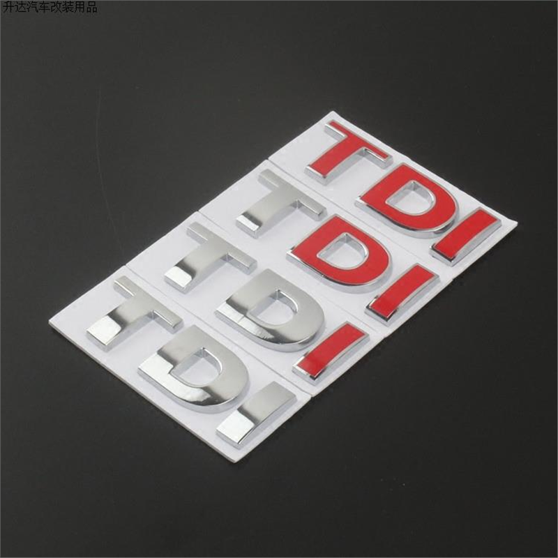 金属大众新速腾CC迈腾新宝来朗逸帕萨特标车贴个性改装TDI尾标