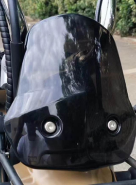 FT改装适用本田Honda DAX e：腊肠狗小挡风总成 风挡 仪表遮光罩