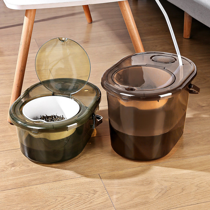 茶水桶茶渣分离过滤排水桶茶道茶台垃圾筒茶具配件废水桶干湿茶盘