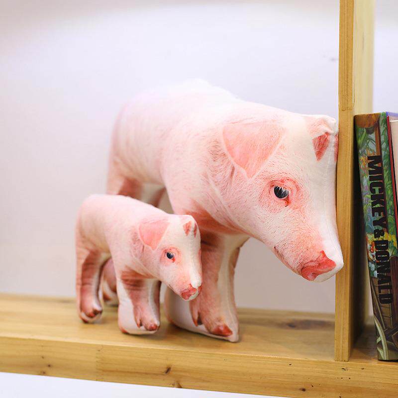 创意猪肉老母猪仿真小猪抱枕毛绒玩具公仔靠垫整人恶搞笑礼物男女