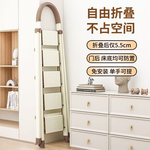 铝合金踏板家用梯子伸缩折叠人字梯楼梯五六七八步高承重折叠梯