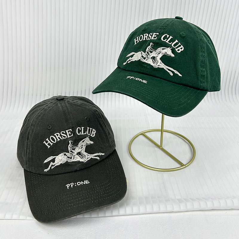 美式复古学院风刺绣骑马俱乐部棒球帽女春夏百搭大头围鸭舌帽男潮,服饰配件/皮带/帽子/围巾,帽子,淘宝优惠券,粉丝福利购,淘宝优惠卷
