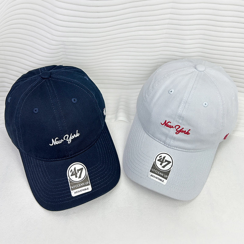 美式复古刺绣字母棒球帽女纯棉品质软顶大头围春夏新款鸭舌帽子男