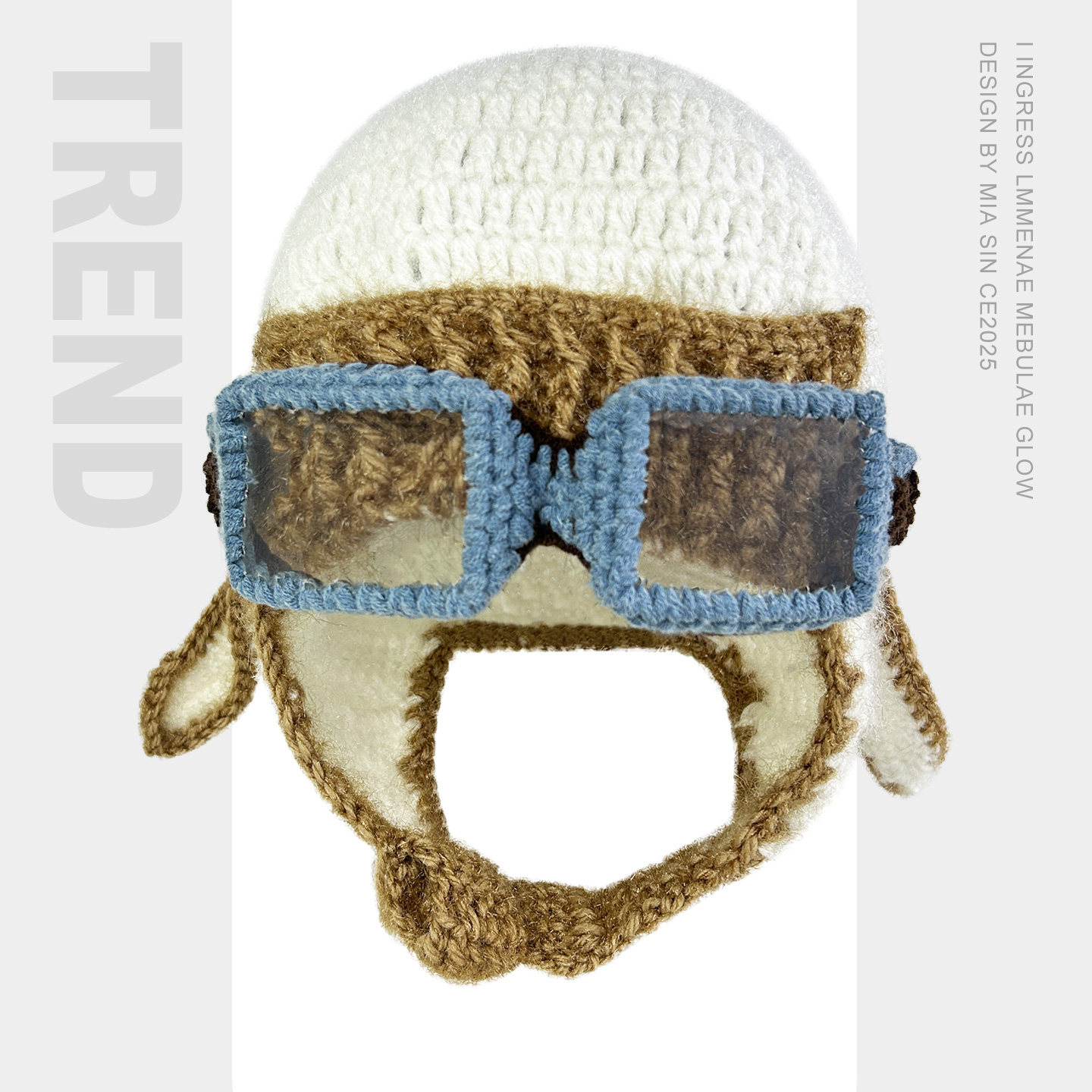 韩版可爱小羊秋冬保暖护耳飞行帽