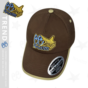 韩国潮牌teket字母棒球帽男女复古街头嘻哈显脸小软顶纯棉鸭舌帽